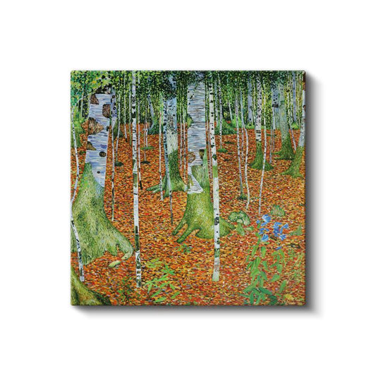 Gustav Klimt - Huş Ağaçları Ormanı Kanvas Tablo