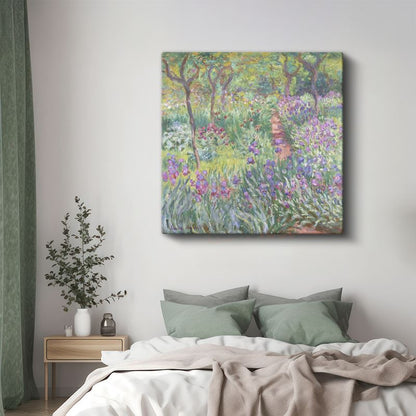 Claude Monet - Giverny Bahçesi Kanvas Tablo