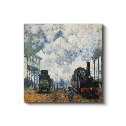 Claude Monet - Saint-Lazare Garı Kanvas Tablo