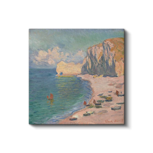 Claude Monet - Étretat Kayalıkları Kanvas Tablo