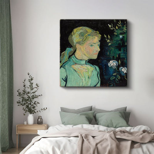 Vincent van Gogh - Adeline Ravoux'un Portresi Kanvas Tablo