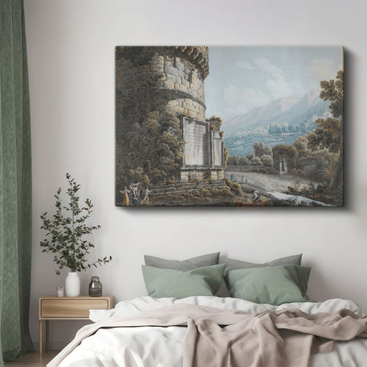 Giovanni Battista Piranesi - Roma Kalıntıları Kanvas Tablo