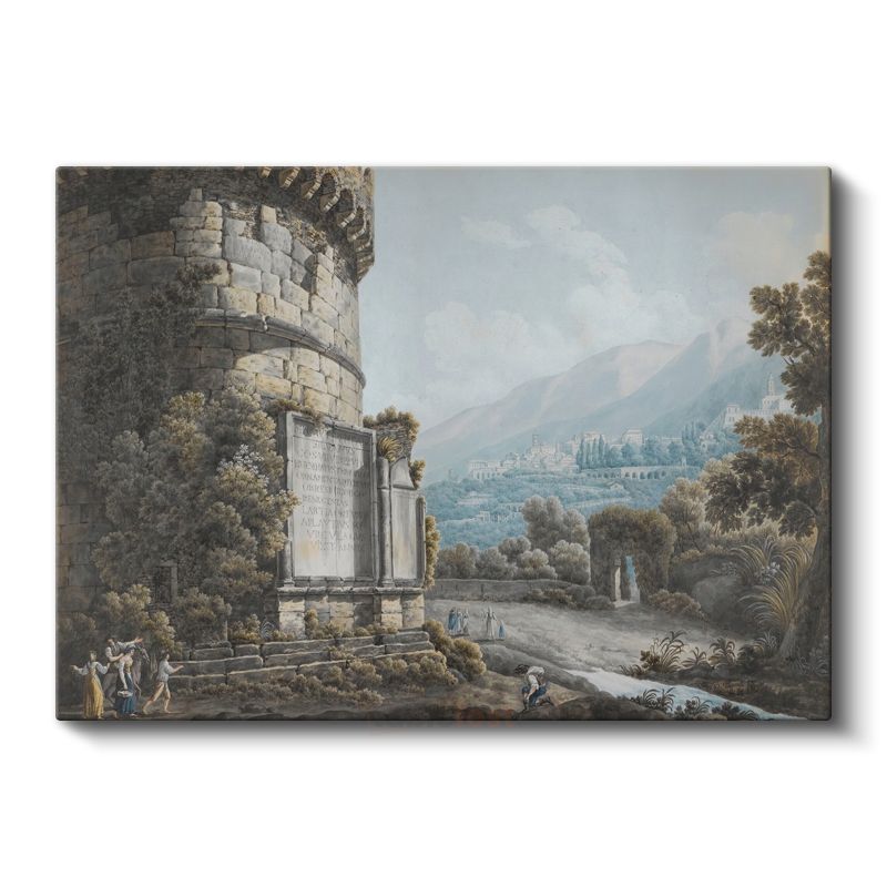 Giovanni Battista Piranesi - Roma Kalıntıları Kanvas Tablo