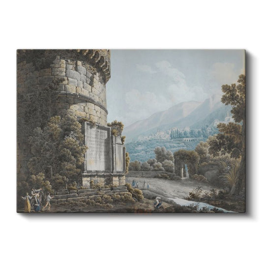 Giovanni Battista Piranesi - Roma Kalıntıları Kanvas Tablo