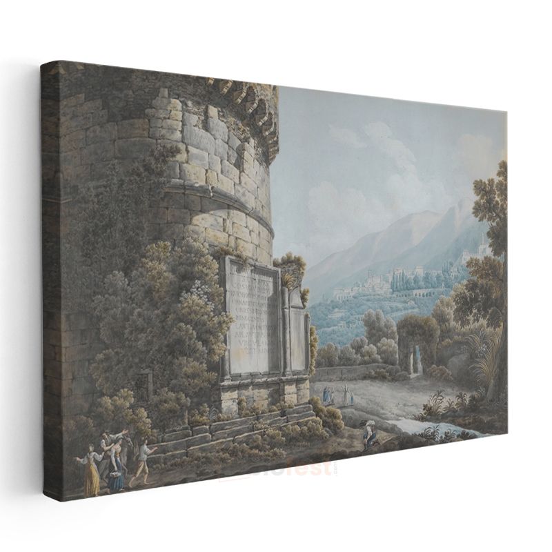 Giovanni Battista Piranesi - Roma Kalıntıları Kanvas Tablo