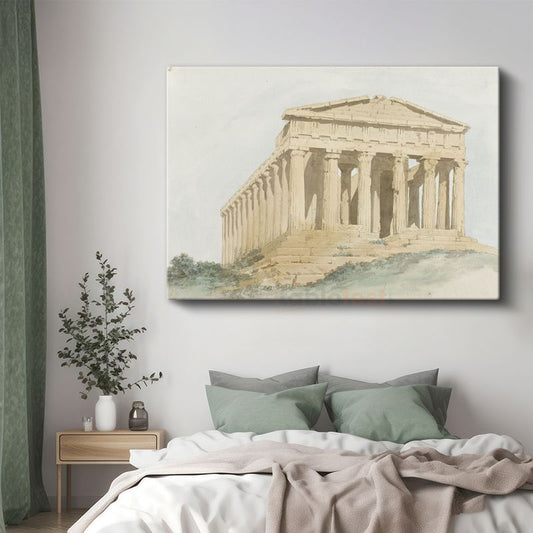 William Pars - Atina Parthenon Tapınağı Kanvas Tablo