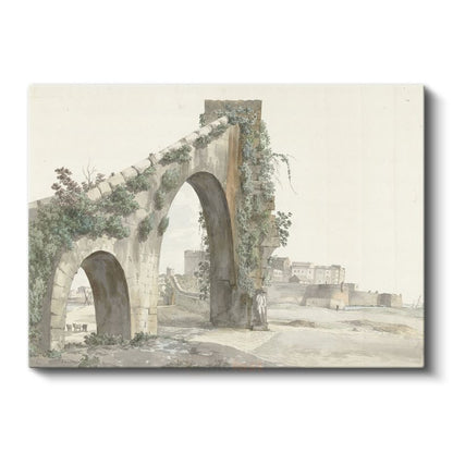 Luigi Mayer - Antik Roma Kemeri Kanvas Tablo