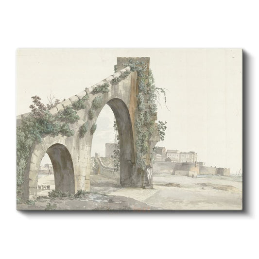 Luigi Mayer - Antik Roma Kemeri Kanvas Tablo