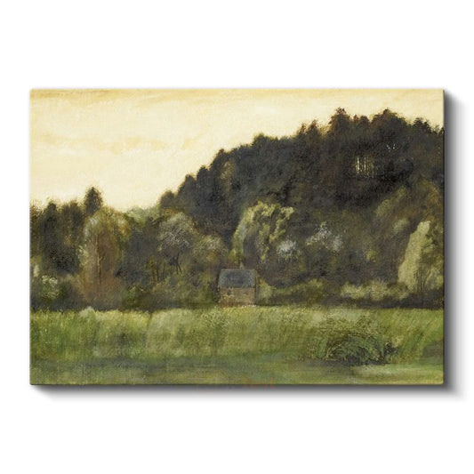 Jean-Baptiste-Camille Corot - Orman Manzarası Kanvas Tablo