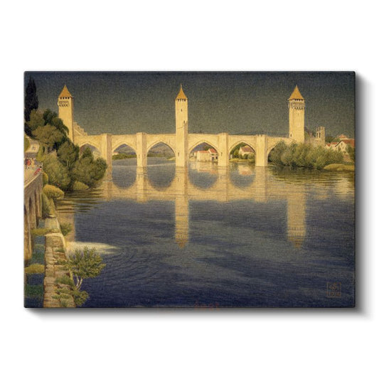 Henri Rousseau - Pont Valentré Köprüsü Kanvas Tablo