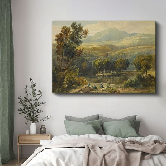 William Turner - Kırsal Manzara Kanvas Tablo