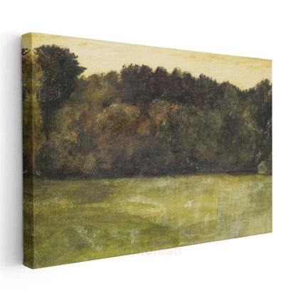 Edgar Degas - Sonbahar Ormanı Kanvas Tablo
