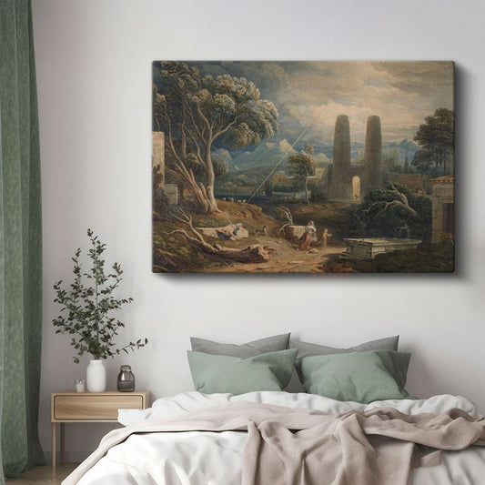 J.M.W. Turner - Antik Kent Manzarası Kanvas Tablo