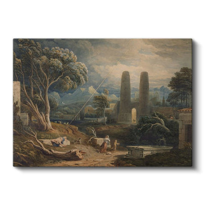 J.M.W. Turner - Antik Kent Manzarası Kanvas Tablo