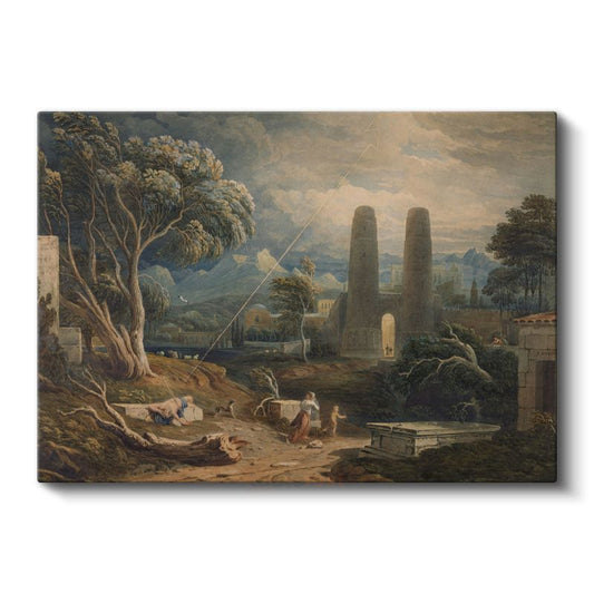 J.M.W. Turner - Antik Kent Manzarası Kanvas Tablo