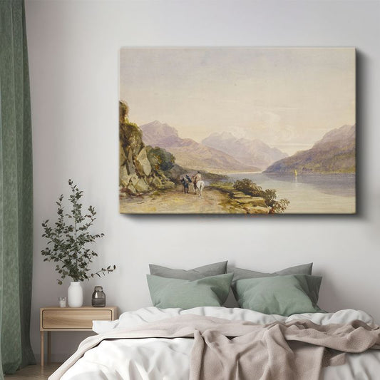 J.M.W. Turner - Dağ Manzarası Kanvas Tablo