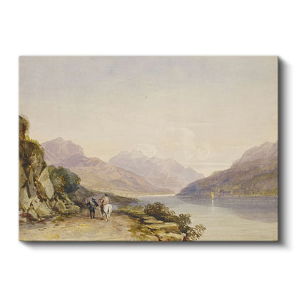 J.M.W. Turner - Dağ Manzarası Kanvas Tablo
