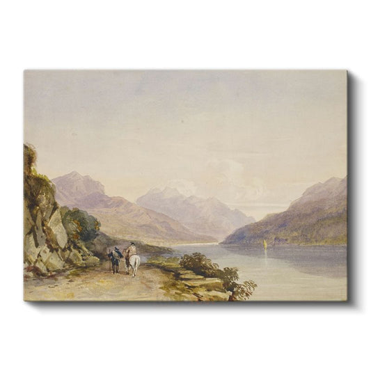 J.M.W. Turner - Dağ Manzarası Kanvas Tablo