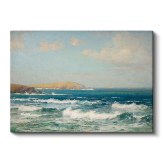 Frederick Judd Waugh - Deniz Manzarası Kanvas Tablo