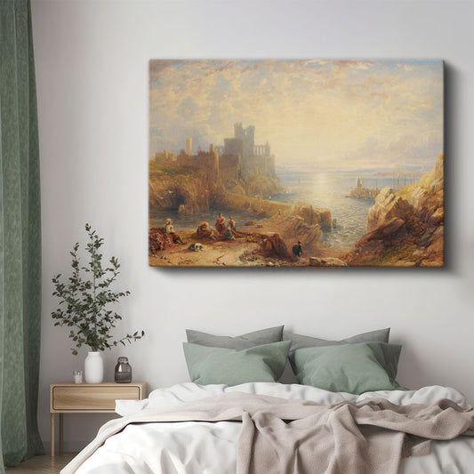 J.M.W. Turner - Conway Kalesi Kanvas Tablo