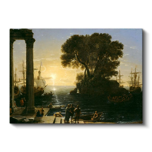 Claude Lorrain - Limanın Doğuşu Kanvas Tablo