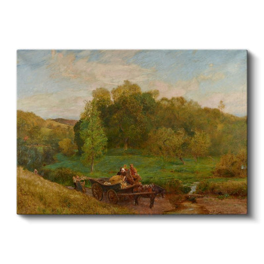 George Inness - Sonbahar Manzarası Kanvas Tablo