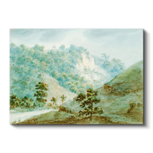 John Constable - Dağ Vadisi Manzarası Kanvas Tablo