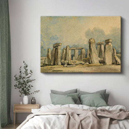 J.M.W. Turner - Stonehenge Kanvas Tablo