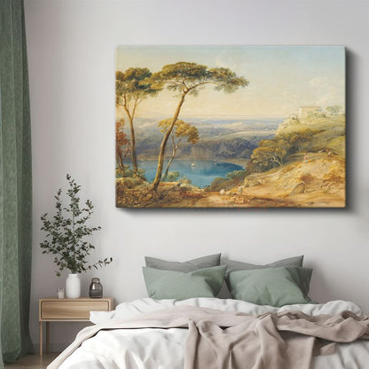 J.M.W. Turner - İtalyan Kıyıları Kanvas Tablo