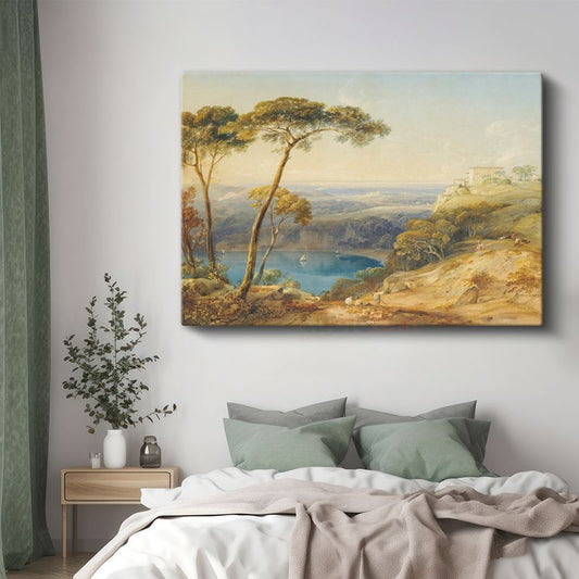 J.M.W. Turner - İtalyan Kıyıları Kanvas Tablo