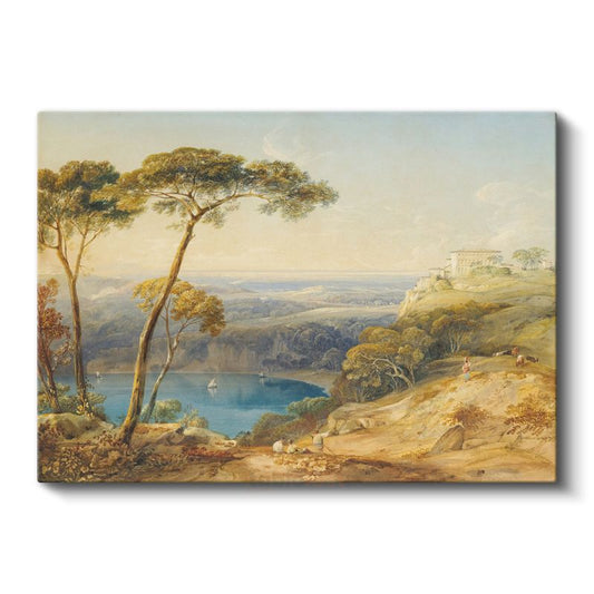 J.M.W. Turner - İtalyan Kıyıları Kanvas Tablo
