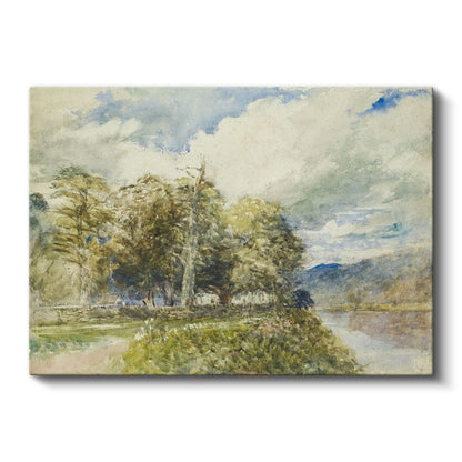 J.M.W. Turner - Ağaçlık Manzara Kanvas Tablo