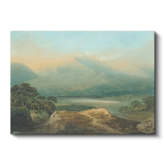 J.M.W. Turner - Dağ Vadisinde Gün Doğumu Kanvas Tablo