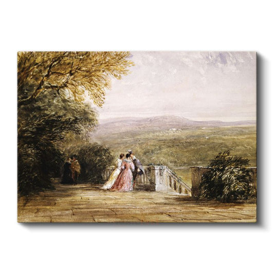 J.M.W. Turner - Terastan Manzara Kanvas Tablo