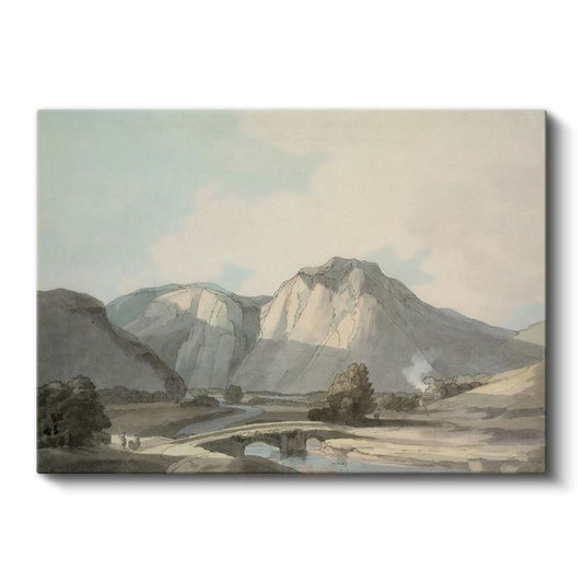 John Constable - Dağ Vadisi Kanvas Tablo