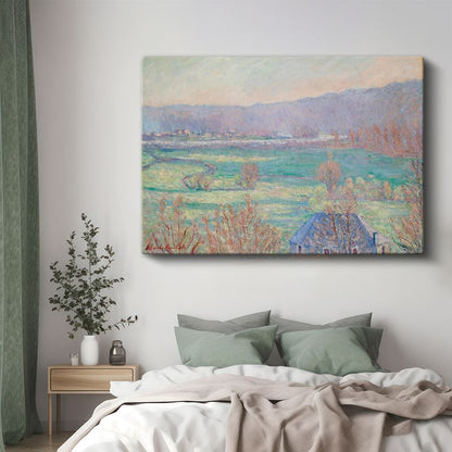 Blanche Hoschedé-Monet - Kır Manzarası Kanvas Tablo