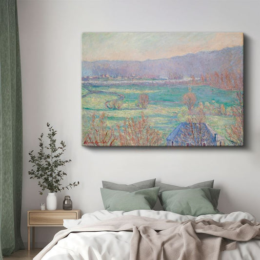 Blanche Hoschedé-Monet - Kır Manzarası Kanvas Tablo