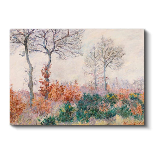 Blanche Hoschedé-Monet - Sonbahar Ağaçları Kanvas Tablo