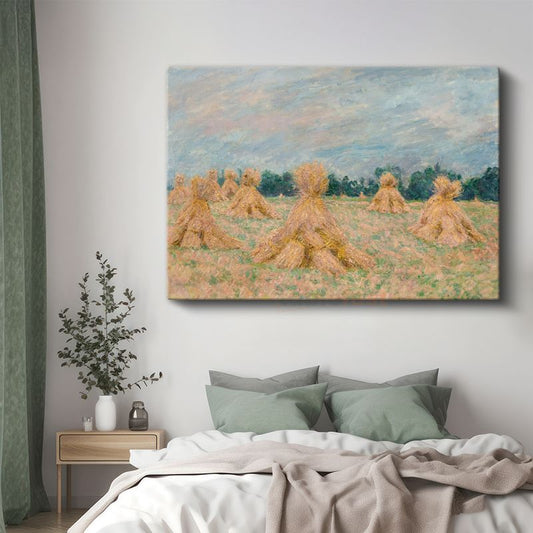 Claude Monet - Saman Balyaları Kanvas Tablo