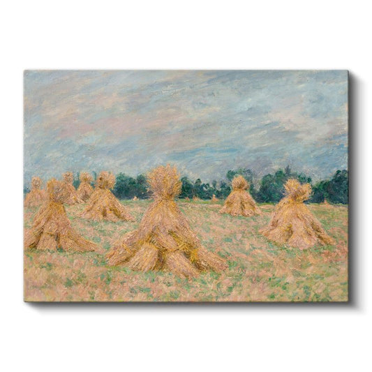 Claude Monet - Saman Balyaları Kanvas Tablo