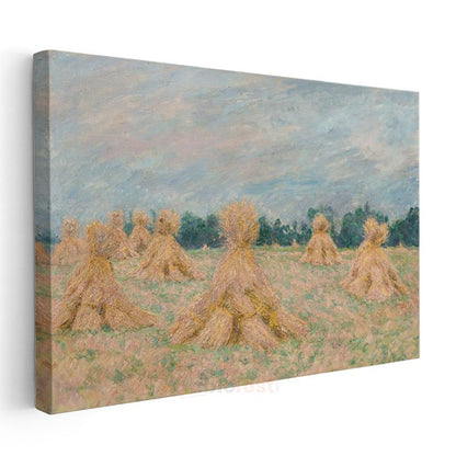 Claude Monet - Saman Balyaları Kanvas Tablo