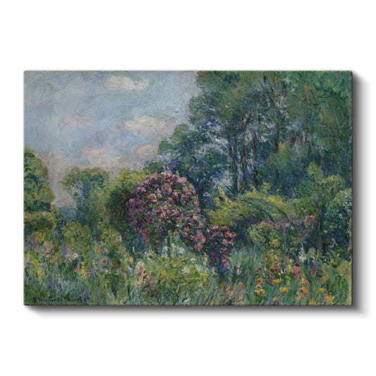 Claude Monet - Bahçe Çiçekleri Kanvas Tablo