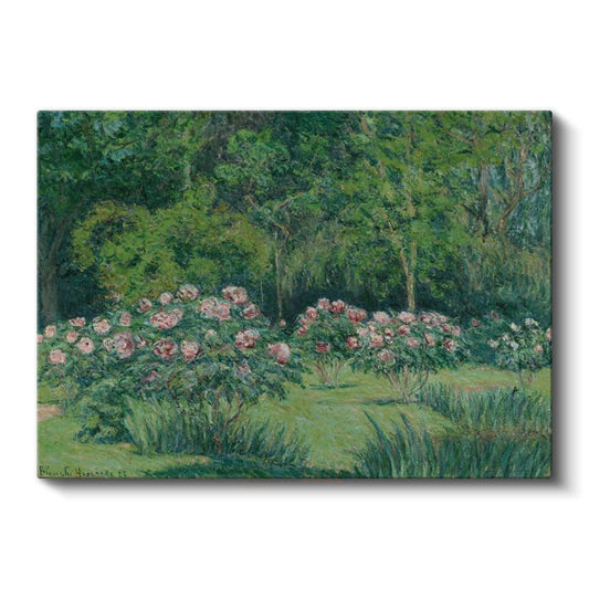 Blanche Hoschedé-Monet - Gül Bahçesi Kanvas Tablo