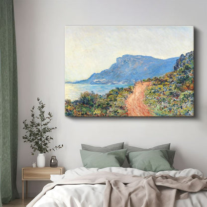 Claude Monet - La Corniche Kıyı Patikası Kanvas Tablo