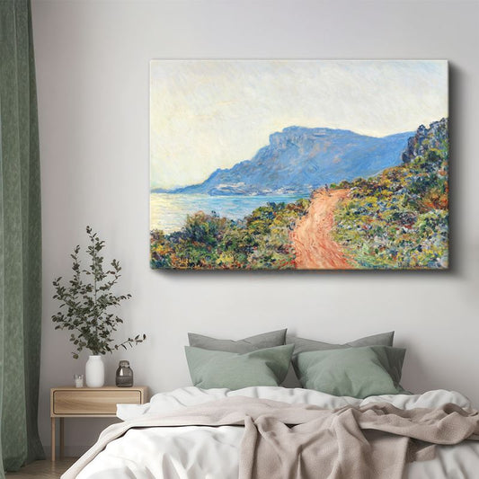 Claude Monet - La Corniche Kıyı Patikası Kanvas Tablo