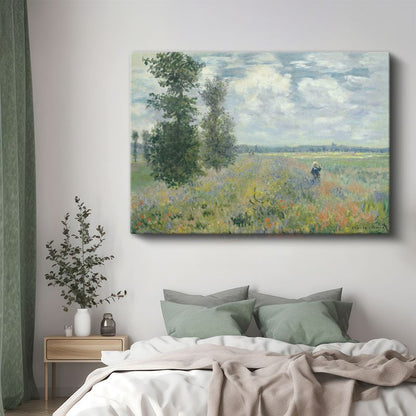 Claude Monet - Gelincik Tarlası Kanvas Tablo