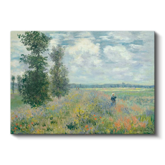 Claude Monet - Gelincik Tarlası Kanvas Tablo