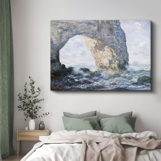 Claude Monet - Manneporte Kayalığı Kanvas Tablo