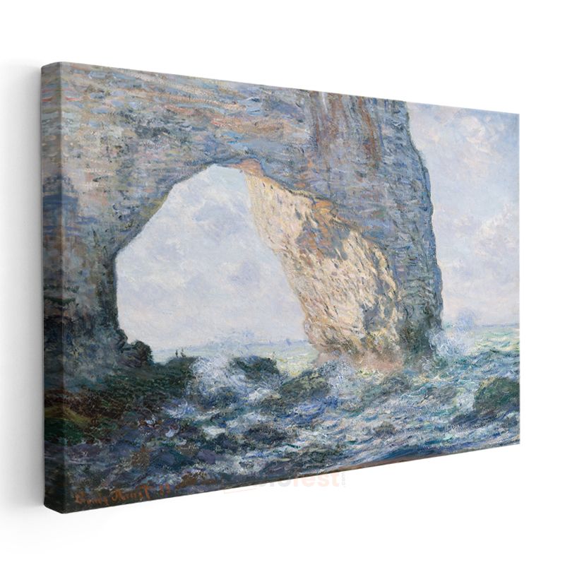 Claude Monet - Manneporte Kayalığı Kanvas Tablo