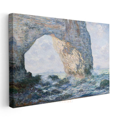 Claude Monet - Manneporte Kayalığı Kanvas Tablo